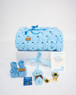 Kamakah Willkommen Junge Geschenkbox | Geschenkset für Neugeborene – Feiern Sie die Ankunft Ihres kleinen Wunders mit Freude und Liebe!