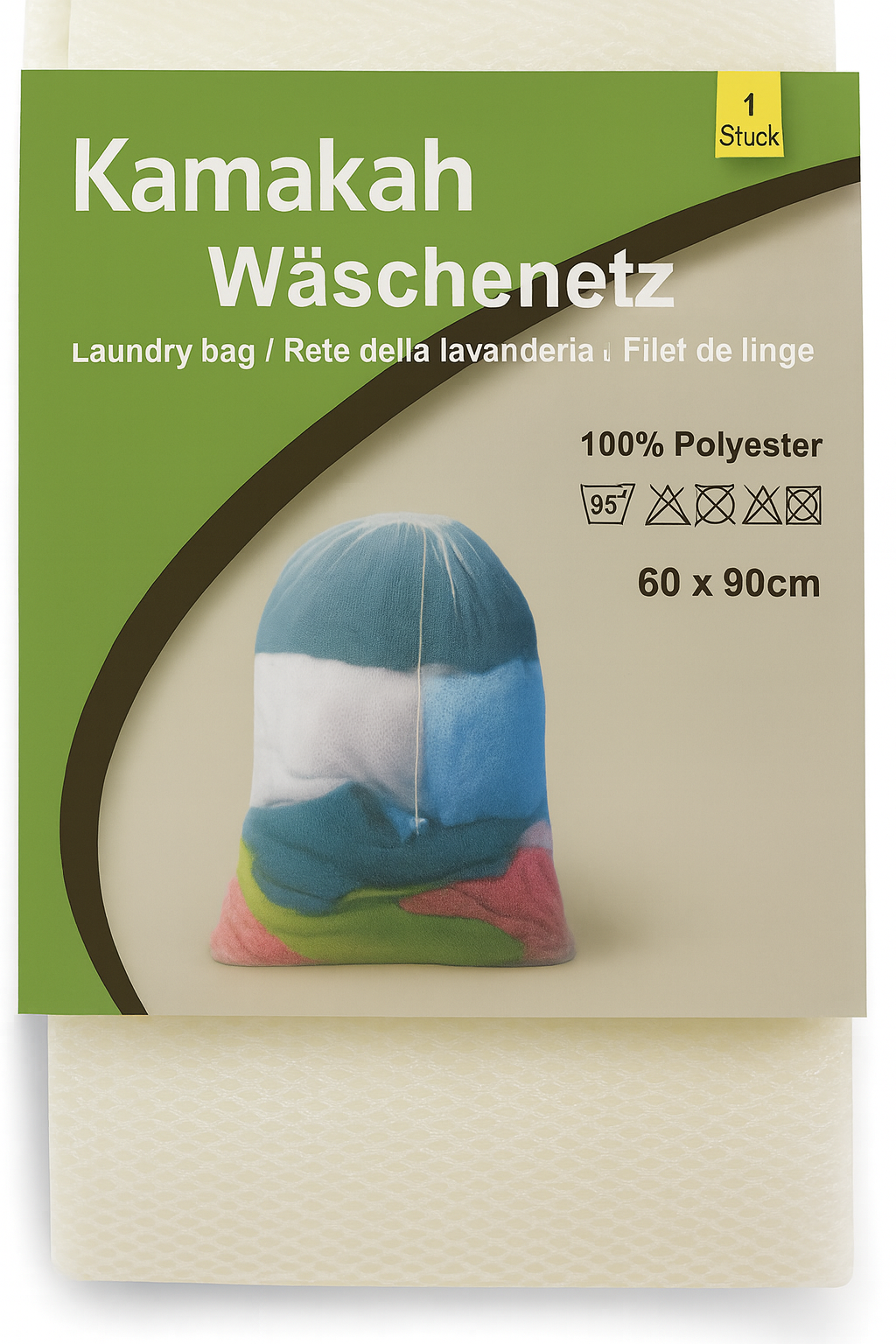 Kamakah Wäschenetz / Wäschesack – XL 60 × 90 cm (1 Pack)