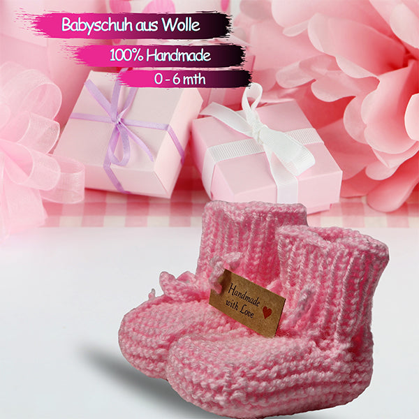 Stilvolle und kuschelige rosa Wollpantoffeln für Kinder - warme und bequeme Schuhe für Freizeit und besondere Anlässe - rosa Sohlendesign