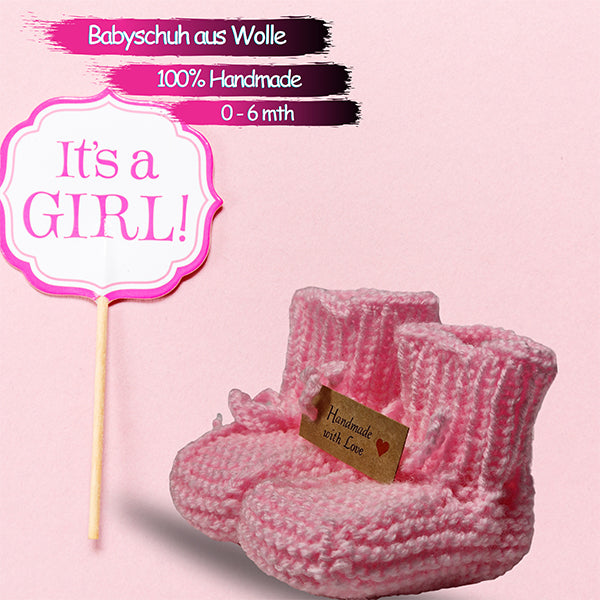 Stilvolle und kuschelige rosa Wollpantoffeln für Kinder - warme und bequeme Schuhe für Freizeit und besondere Anlässe - rosa Sohlendesign